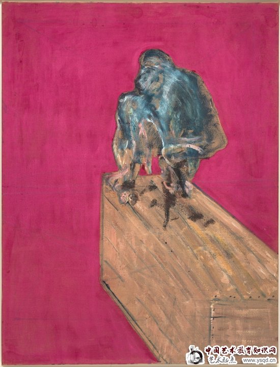 《黑猩猩研究》（Study for Chimpanzee）， 1957 弗朗西斯·培根